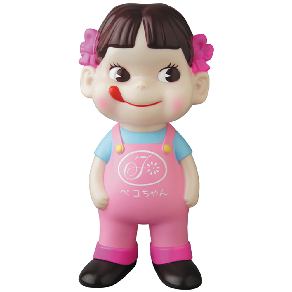 不二家ソフビコレクション ペコちゃん（ピンクオーバーオール）_0