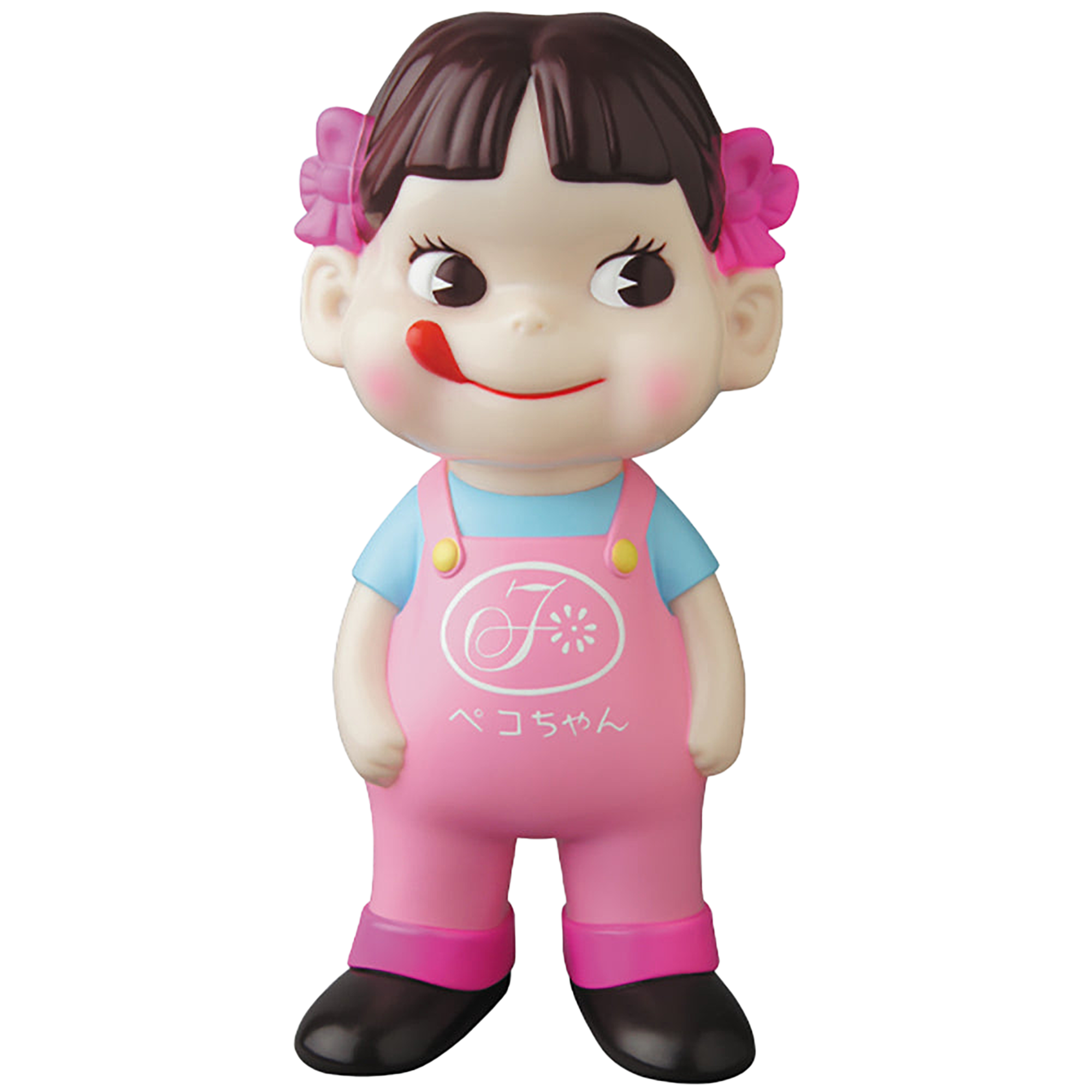 不二家ソフビコレクション ペコちゃん（ピンクオーバーオール）