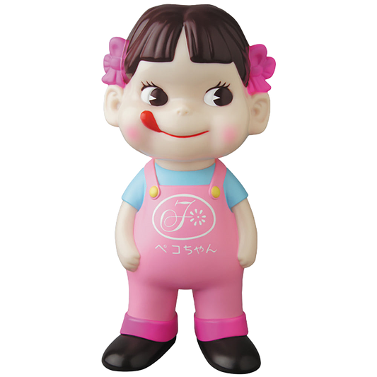 不二家ソフビコレクション ペコちゃん（ピンクオーバーオール）