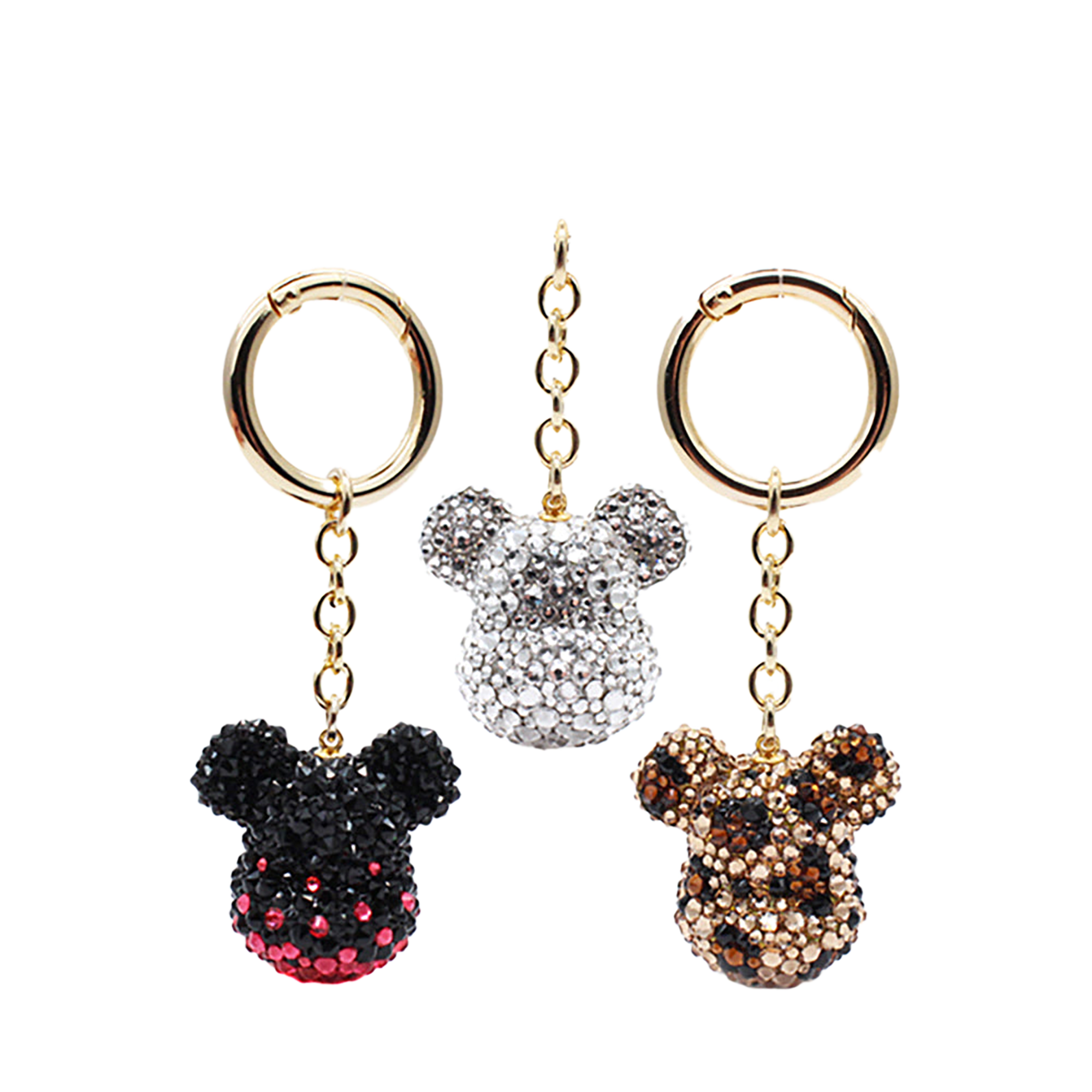 BE@RBRICK CRYSTAL DECORATE CHARM(CRYSTAL/BLACK/LEO)