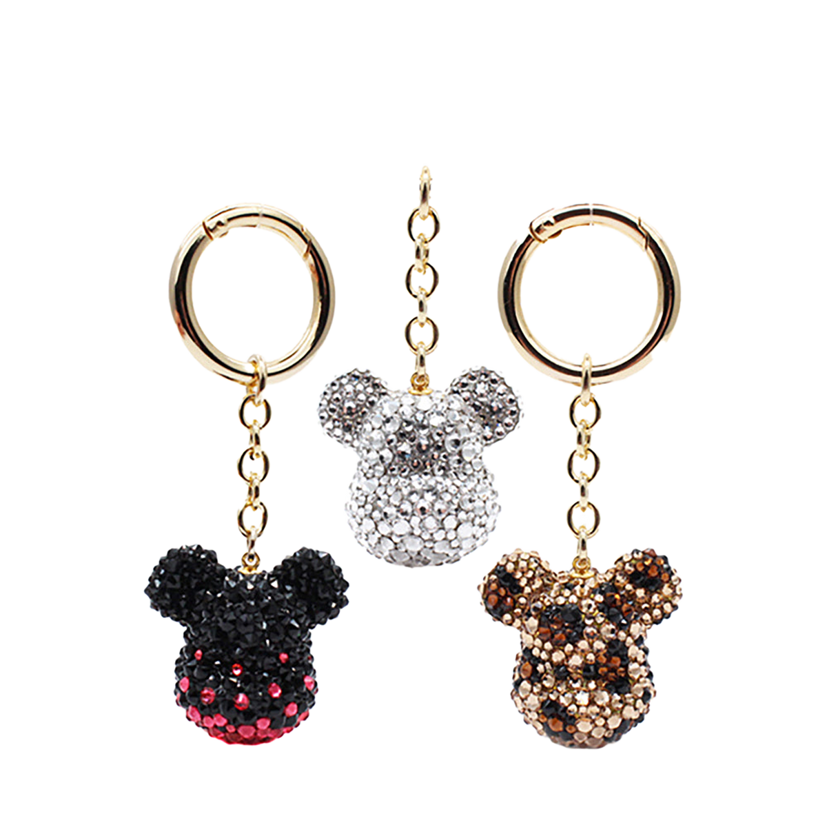 BE@RBRICK CRYSTAL DECORATE CHARM(CRYSTAL/BLACK/LEO)