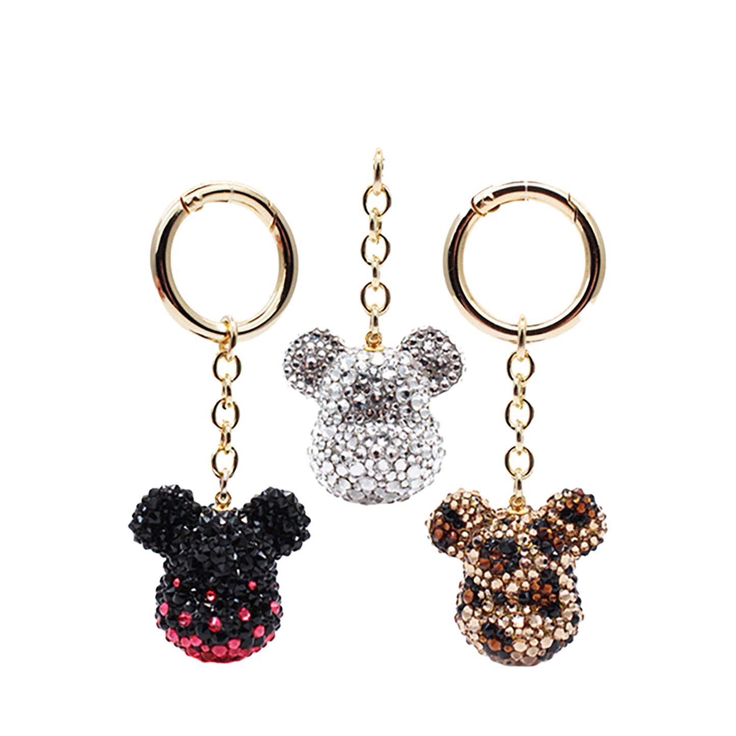 BE@RBRICK CRYSTAL DECORATE CHARM(CRYSTAL/BLACK/LEO)