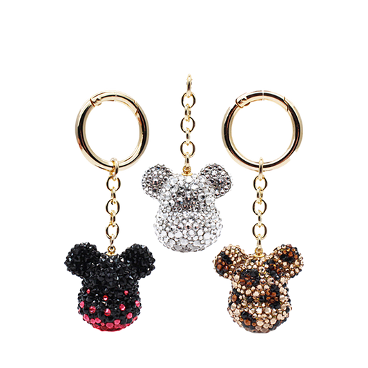 BE@RBRICK CRYSTAL DECORATE CHARM(CRYSTAL/BLACK/LEO)