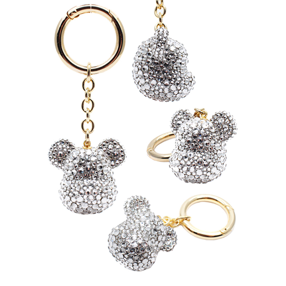 BE@RBRICK CRYSTAL DECORATE CHARM(CRYSTAL/BLACK/LEO)_2