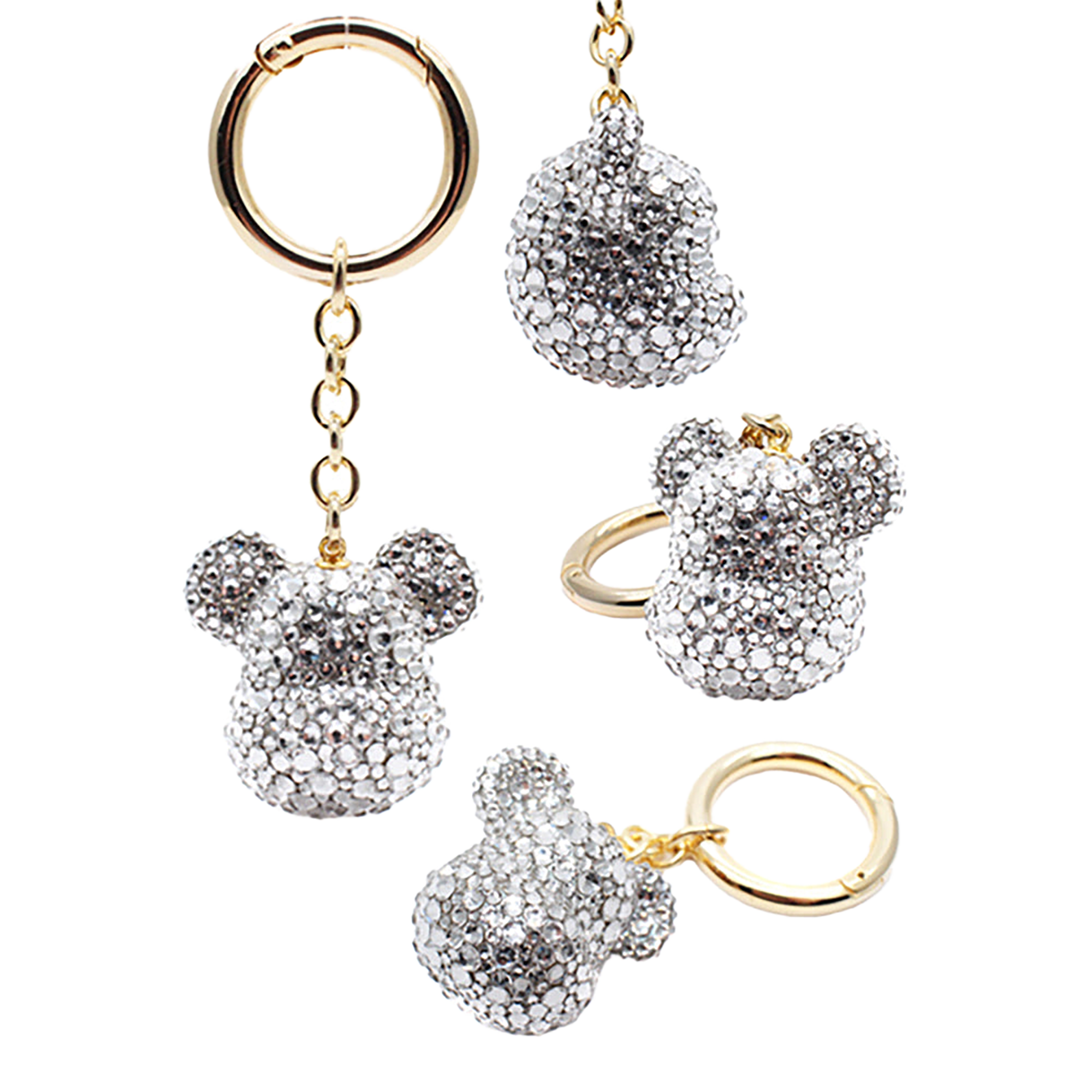 BE@RBRICK CRYSTAL DECORATE CHARM(CRYSTAL/BLACK/LEO)
