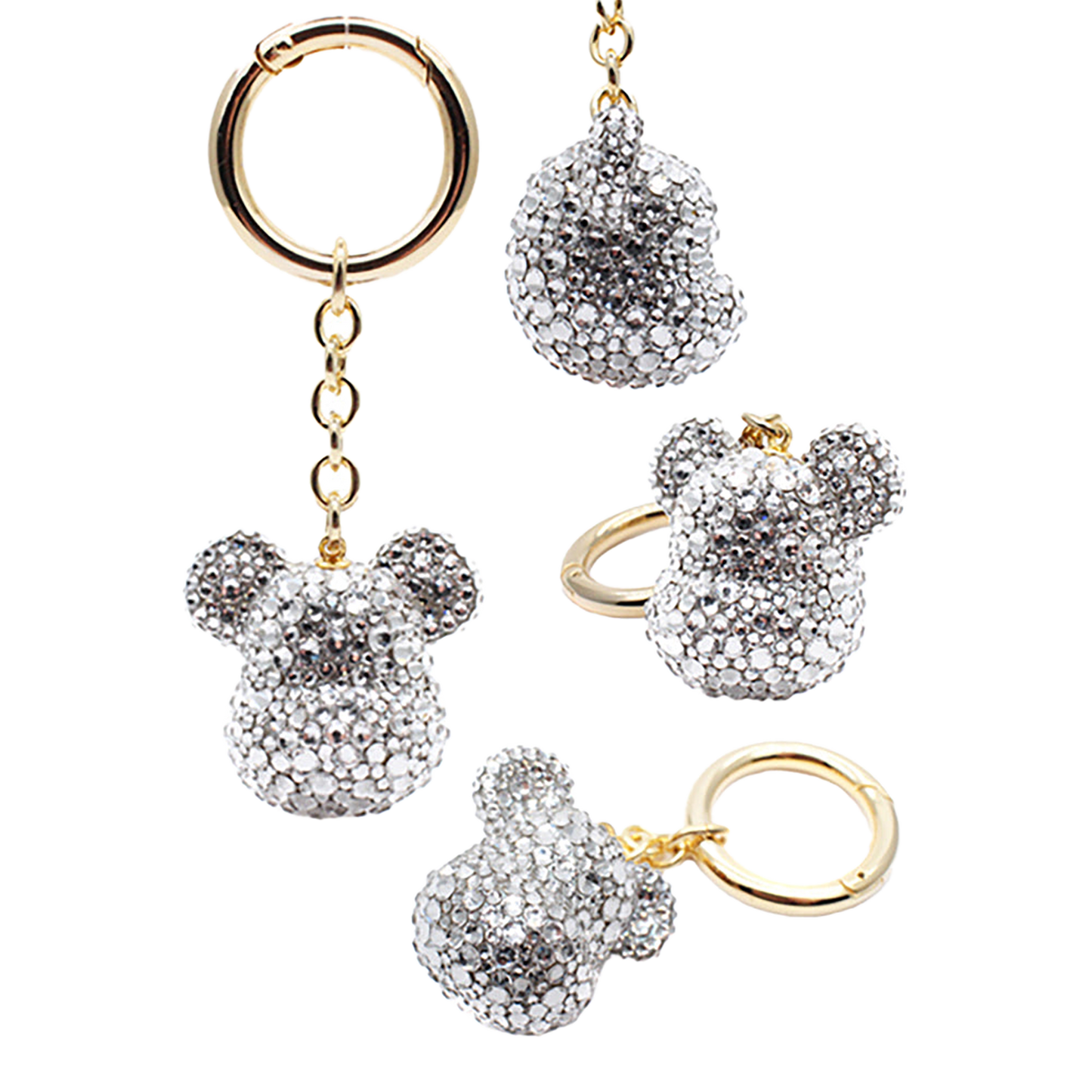 BE@RBRICK CRYSTAL DECORATE CHARM(CRYSTAL/BLACK/LEO)