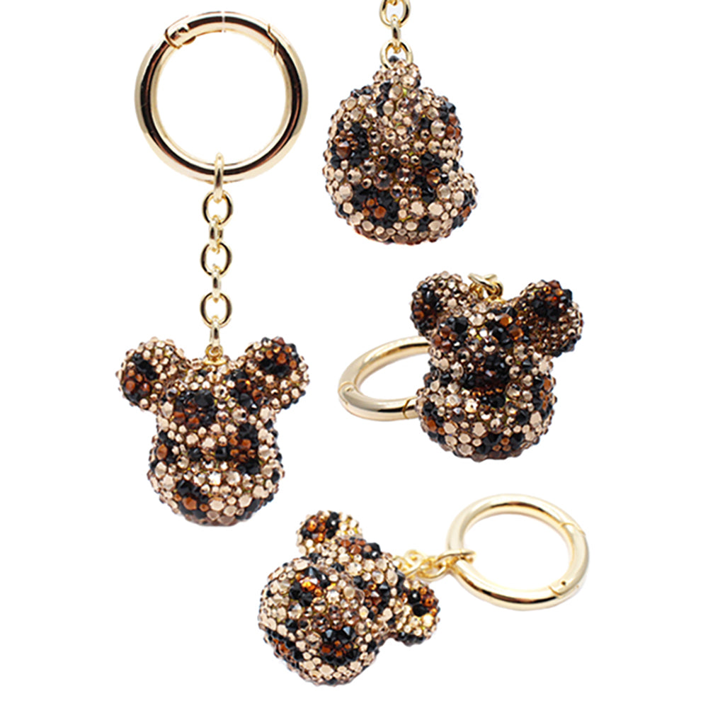 BE@RBRICK CRYSTAL DECORATE CHARM(CRYSTAL/BLACK/LEO)_3