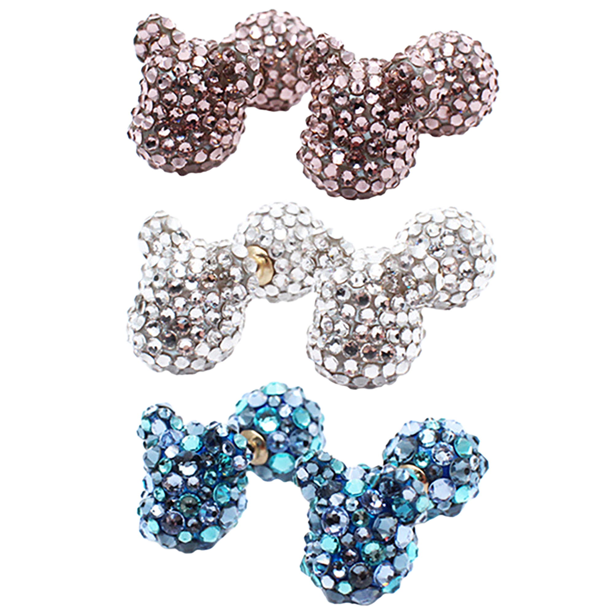 BE@RBRICK CRYSTAL DECORATE PIERCE(CRYSTAL/PINK/BLUE)