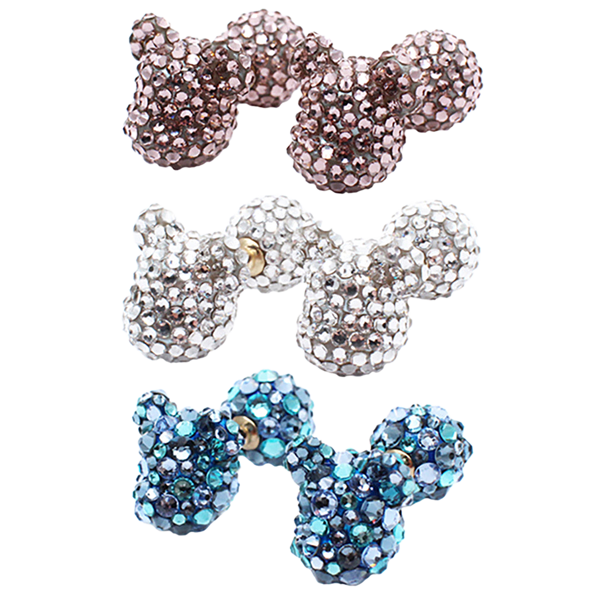 BE@RBRICK CRYSTAL DECORATE PIERCE(CRYSTAL/PINK/BLUE)
