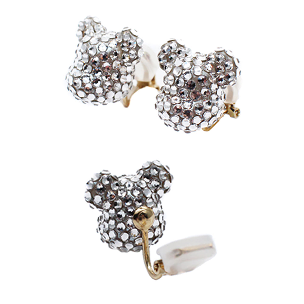 BE@RBRICK CRYSTAL DECORATE EARRING(CRYSTAL/PINK/BLUE)_2