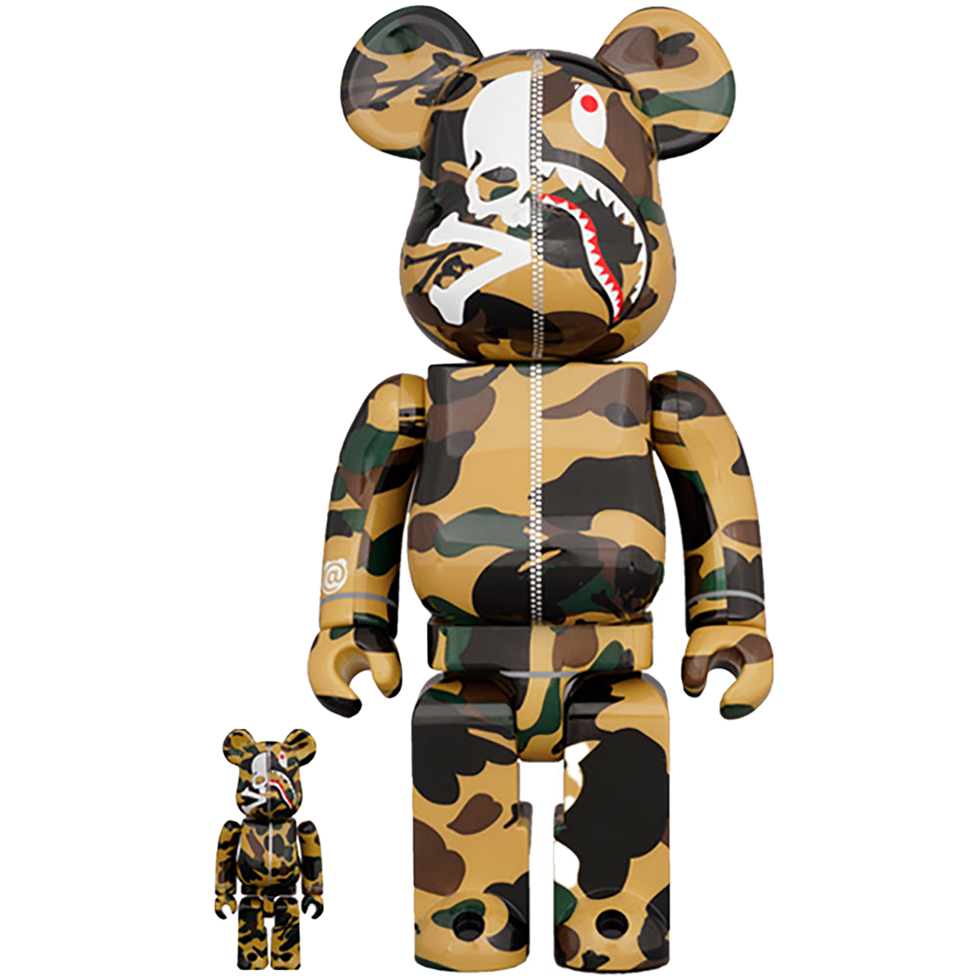 その他 Mastermind Japan Bape BE@RBRICK 100%400% MASTERMIND VS BAPE(R)️ BE@RBRICK 100% & 400% (YELLOW) | MEDICOM