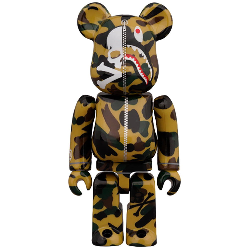 MASTERMIND VS BAPE(R)️ BE@RBRICK 100% & 400% (YELLOW)_1