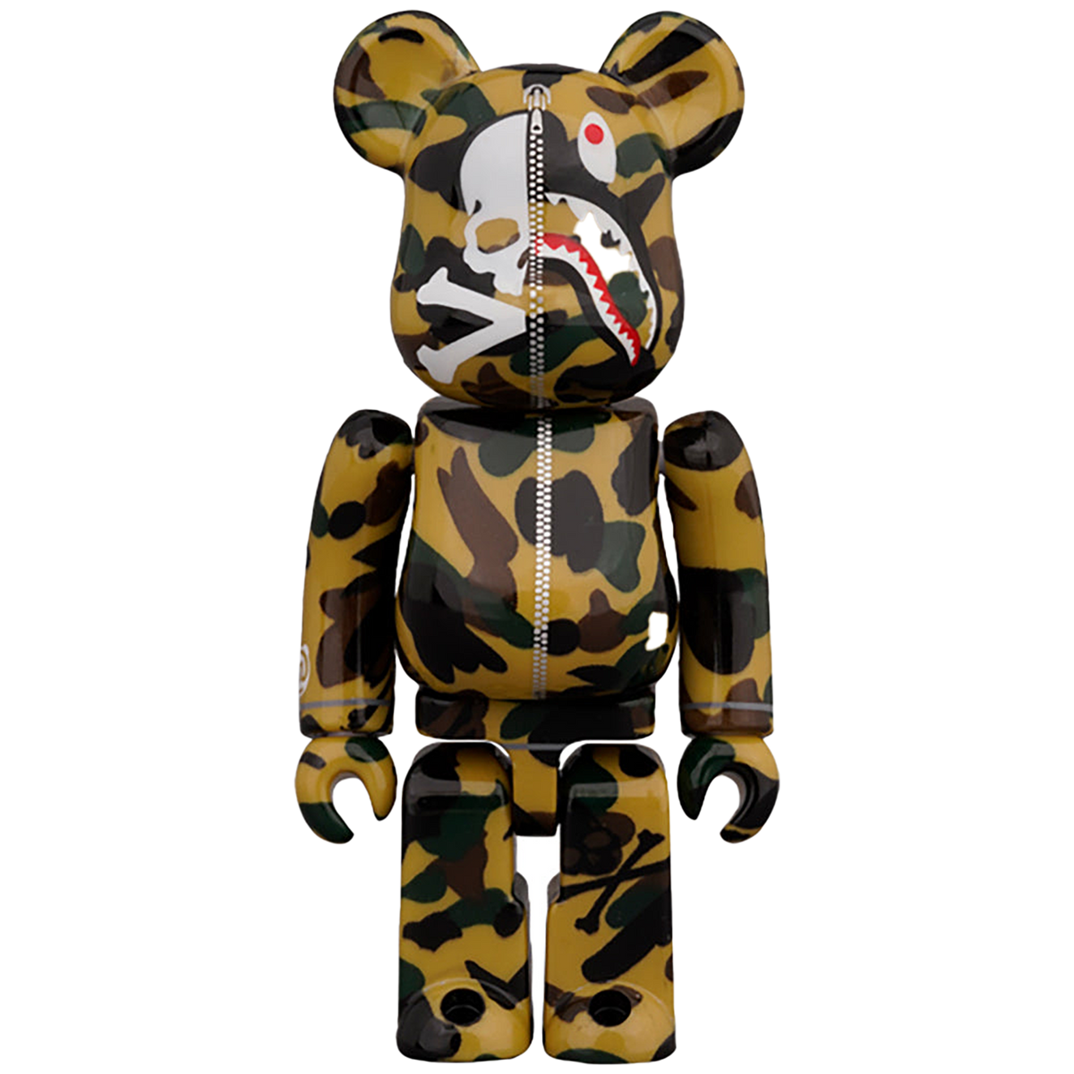 MASTERMIND VS BAPE(R)️ BE@RBRICK 100% & 400% (YELLOW) | MEDICOM