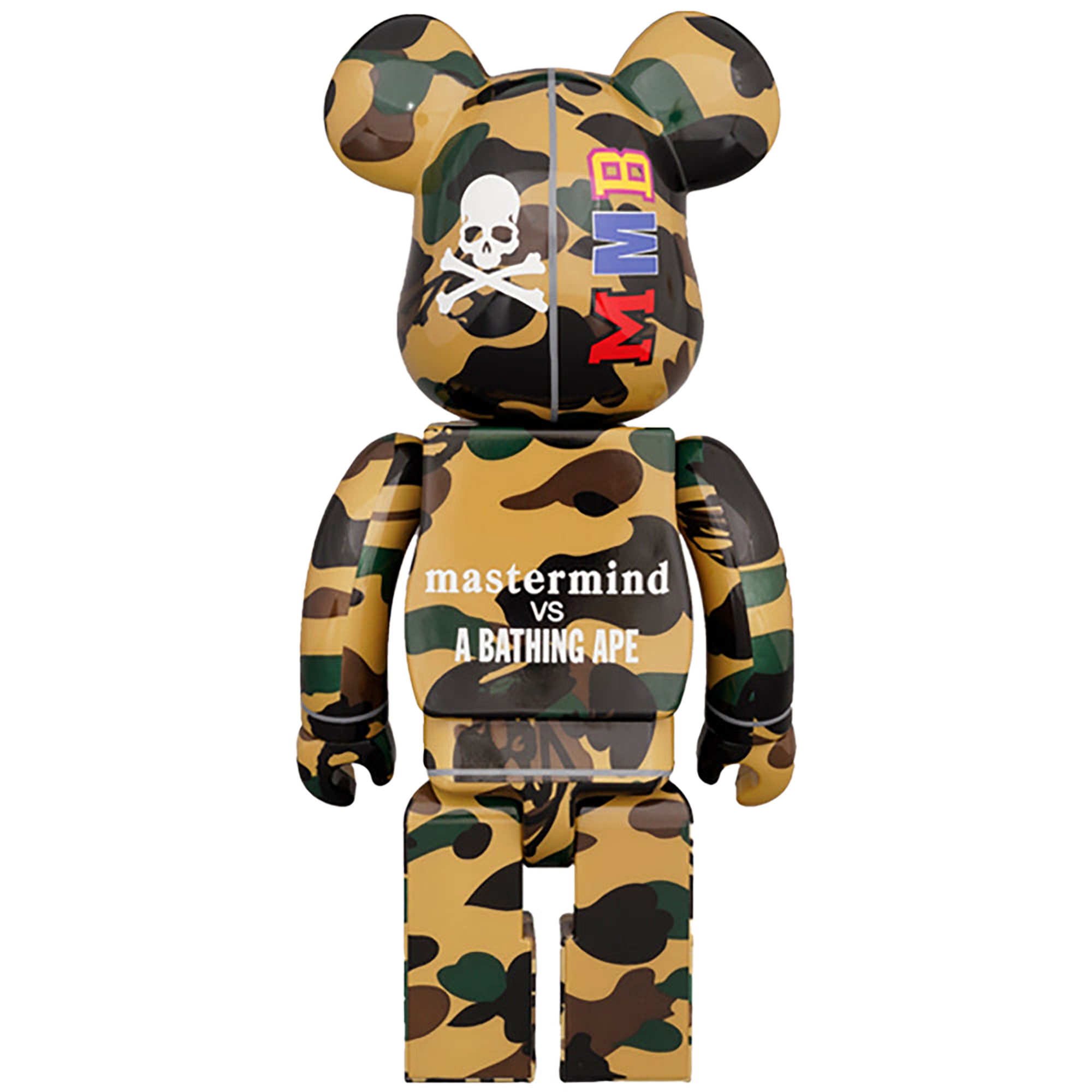MASTERMIND VS BAPE(R)️ BE@RBRICK 100% & 400% (YELLOW)