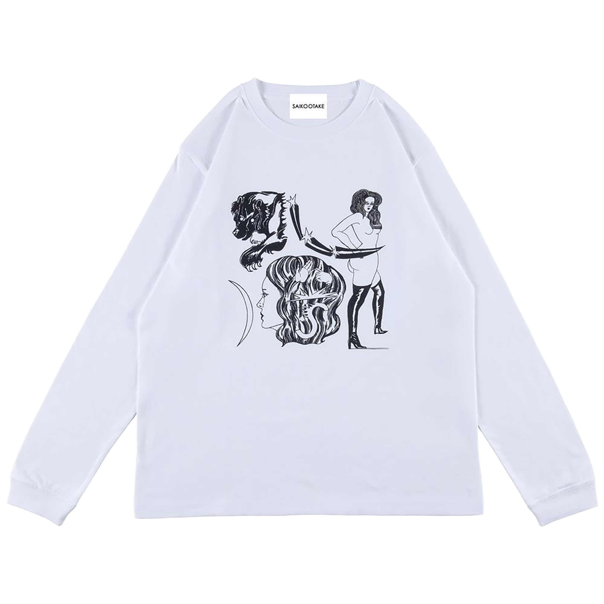 MLE × SAIKO OTAKE L 恤“PLANET”