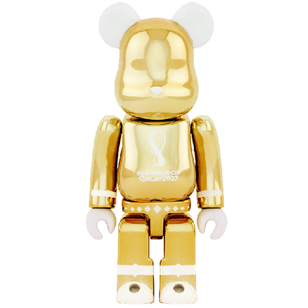 BE@RBRICK – FIFA WORLD CUP QATAR 2022 (TM) OLP WHITE CHROME / OLP GOLD 100% & 400%_3