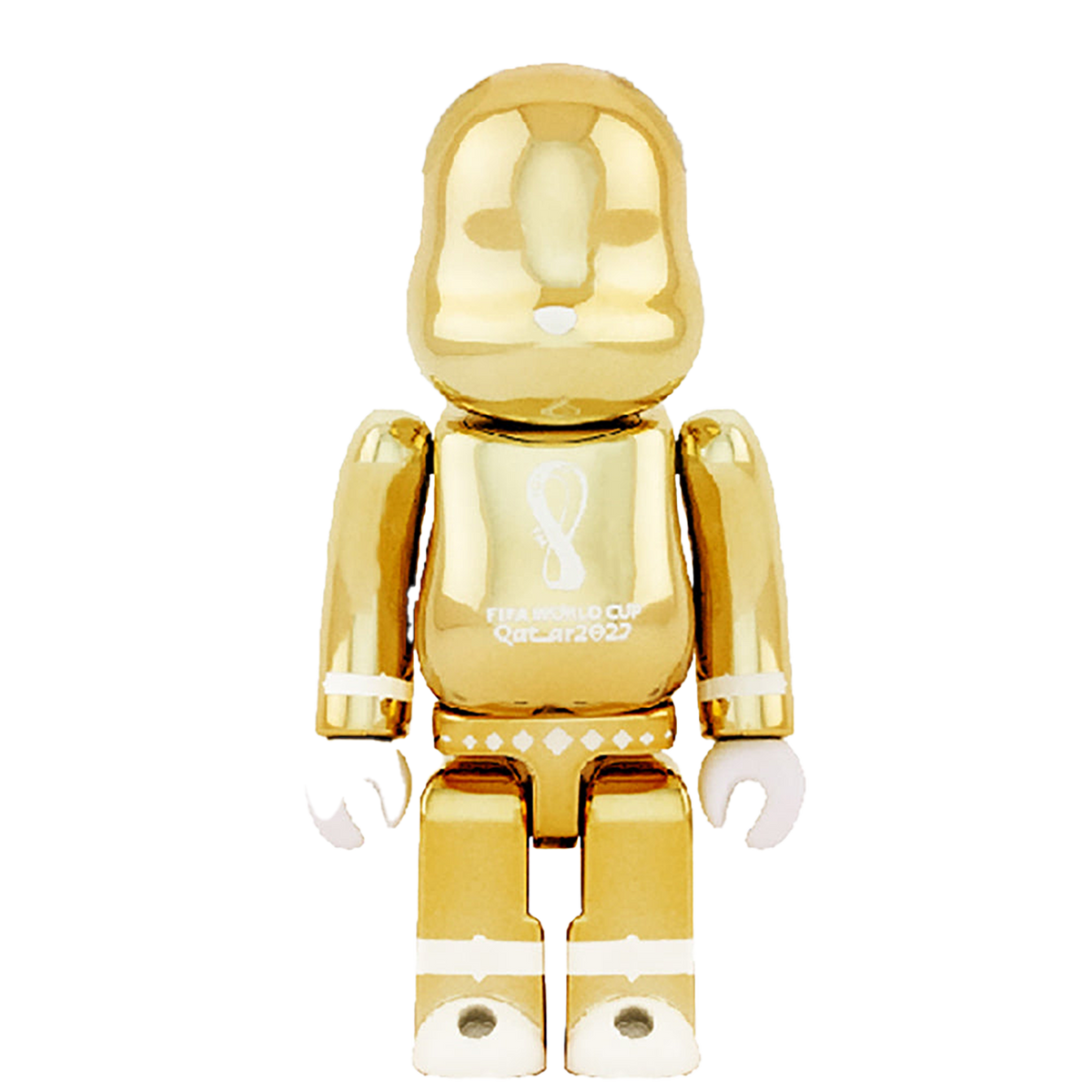 クラッシュオブクラン ゴールドペッカ像 金ペッカ BE@RBRICK – FIFA WORLD CUP QATAR 2022 (TM) OLP WHITE CHROME / OLP