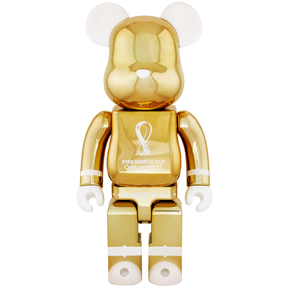 BE@RBRICK – FIFA WORLD CUP QATAR 2022 (TM) OLP WHITE CHROME / OLP GOLD 100% & 400%_4