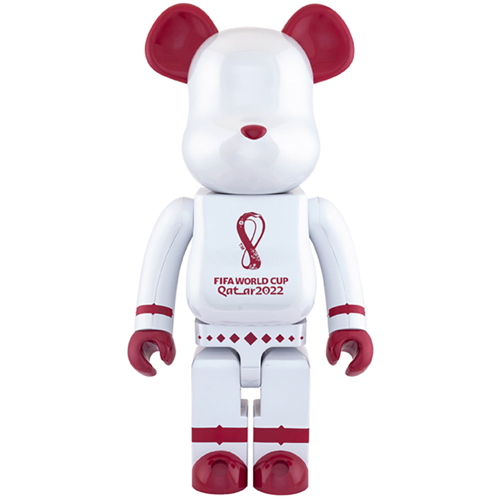 BE@RBRICK – FIFA WORLD CUP QATAR 2022 (TM) OLP WHITE CHROME / OLP GOLD 1000%_1