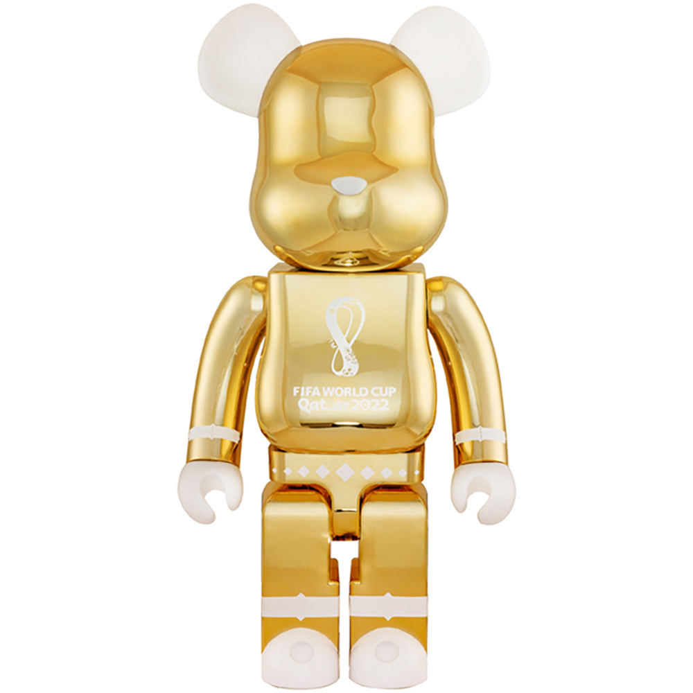 BE@RBRICK – FIFA WORLD CUP QATAR 2022 (TM) OLP WHITE CHROME / OLP GOLD 1000%_2