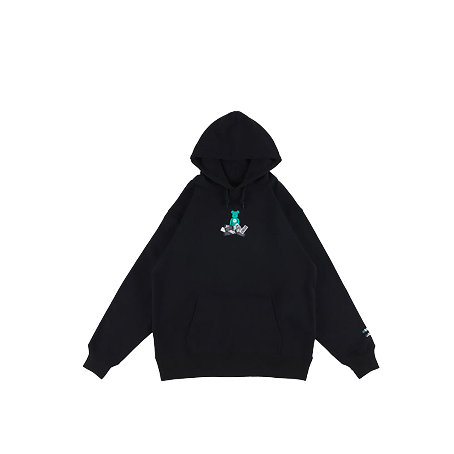 BE@RBRICK atmos × WIND AND SEA TYPE-2 Hoodie