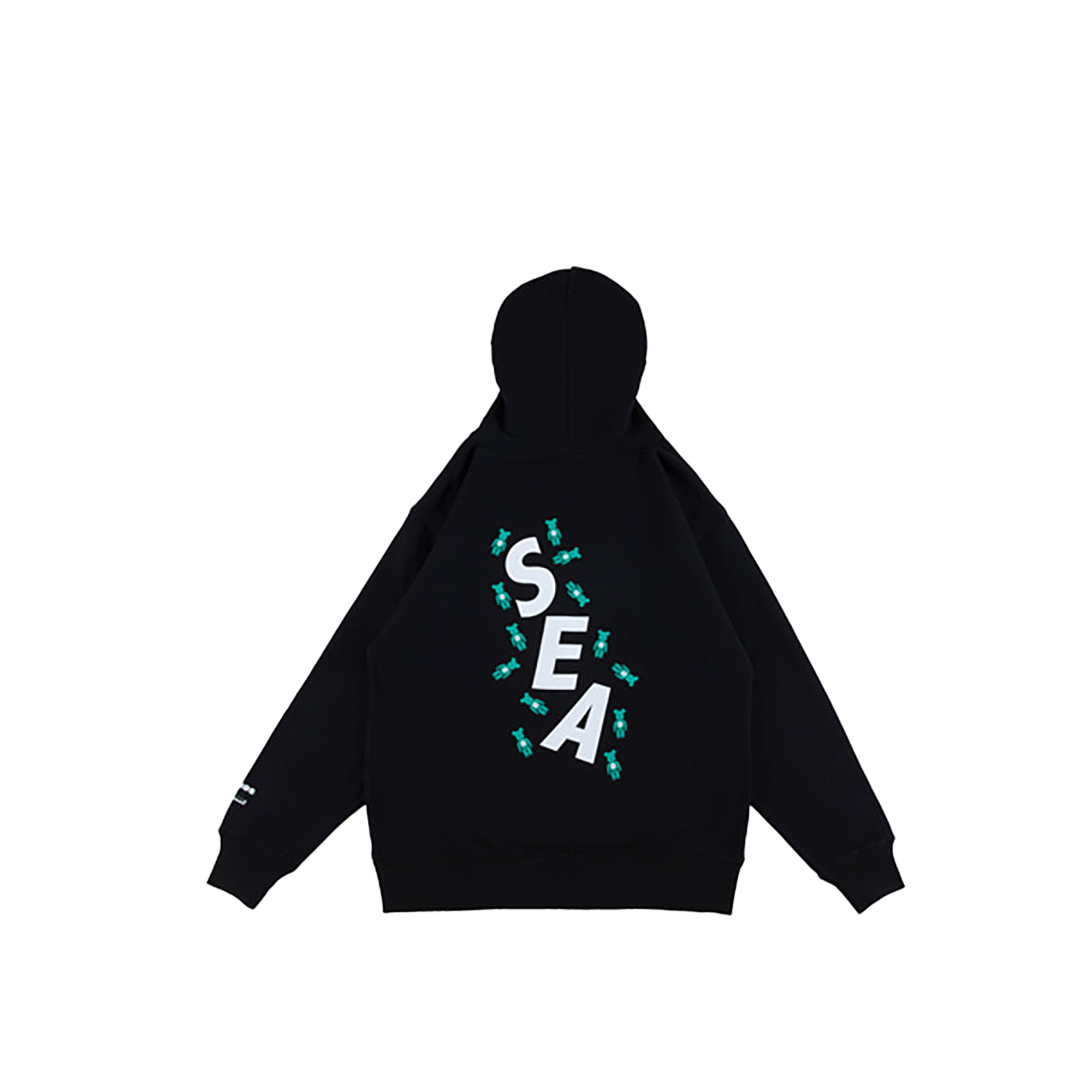 BE@RBRICK atmos × WIND AND SEA TYPE-2 Hoodie