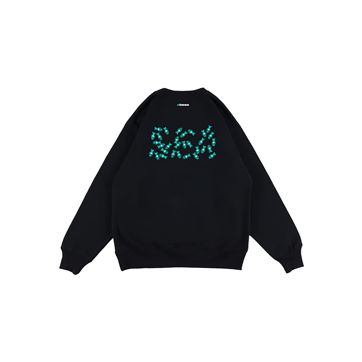 BE@RBRICK atmos × WIND AND SEA TYPE-2 Crew Neck Sweat