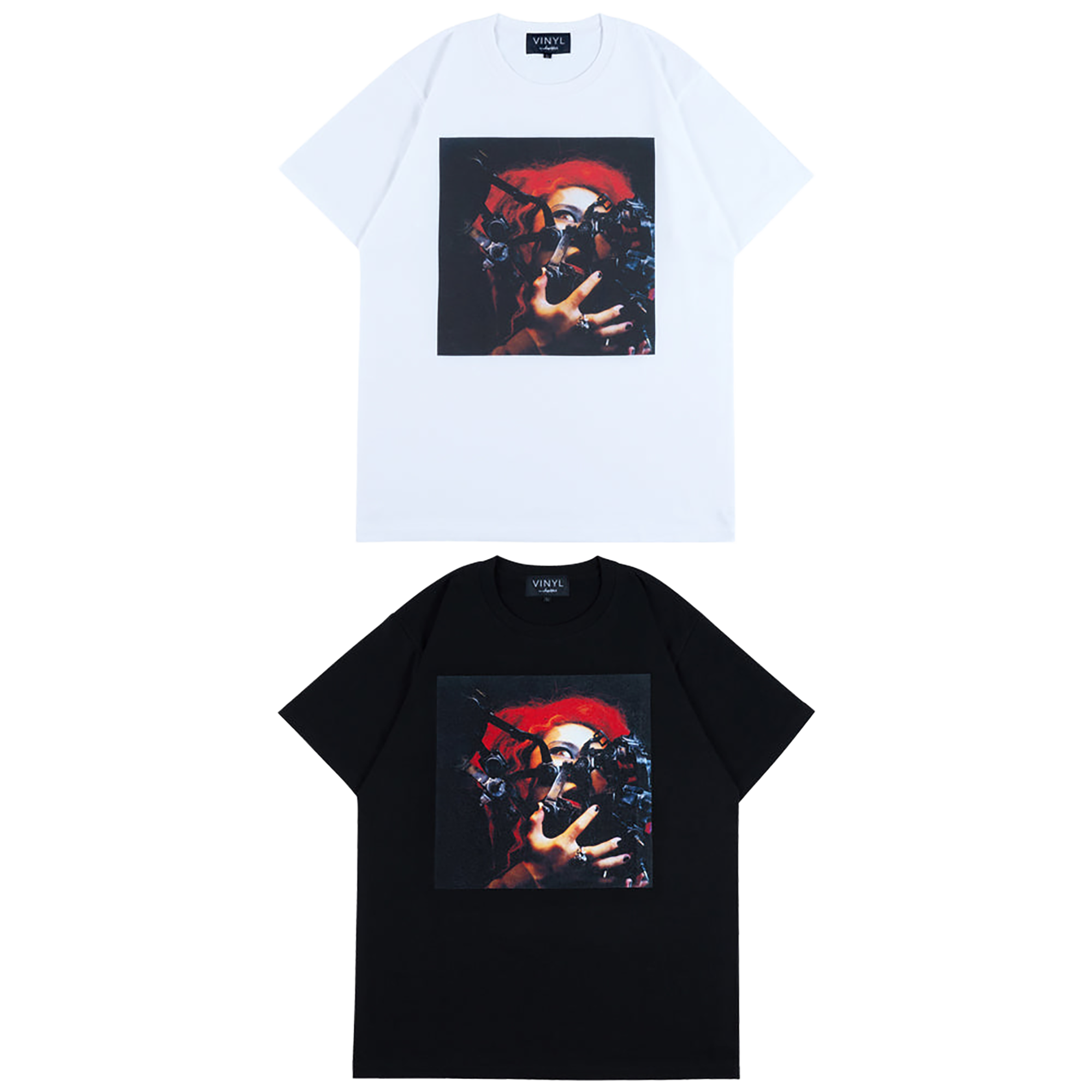 VINYL by Amplifier “hide” TEE "HIDE YOUR FACE"《Planned to be shipped in late October 2025 / Order period is until August 10》