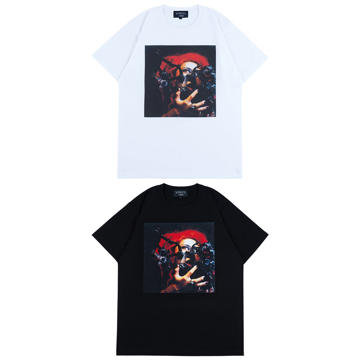 VINYL by Amplifier “hide” TEE "HIDE YOUR FACE"《Planned to be shipped in late October 2025 / Order period is until August 10》