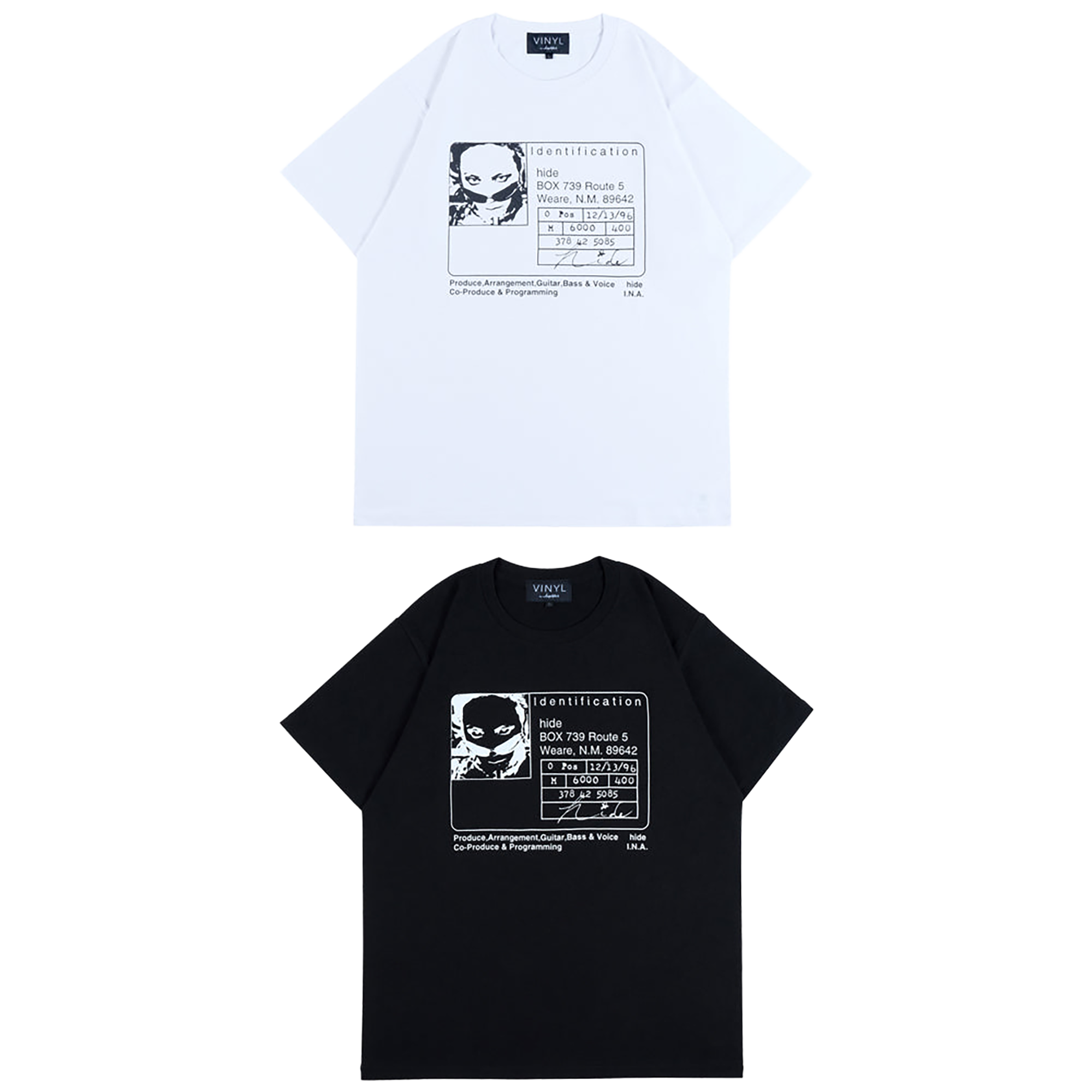 VINYL by Amplifier “hide” TEE "PSYENCE"《Planned to be shipped in late October 2025 / Order period is until August 10》