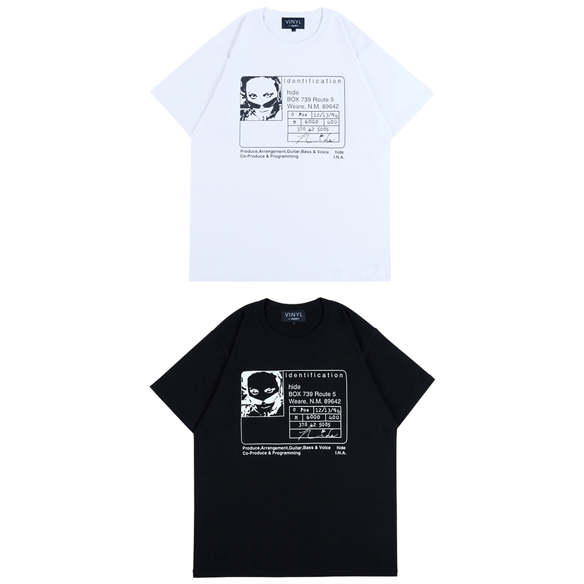 VINYL by Amplifier “hide” TEE "PSYENCE"《Planned to be shipped in late October 2025 / Order period is until August 10》