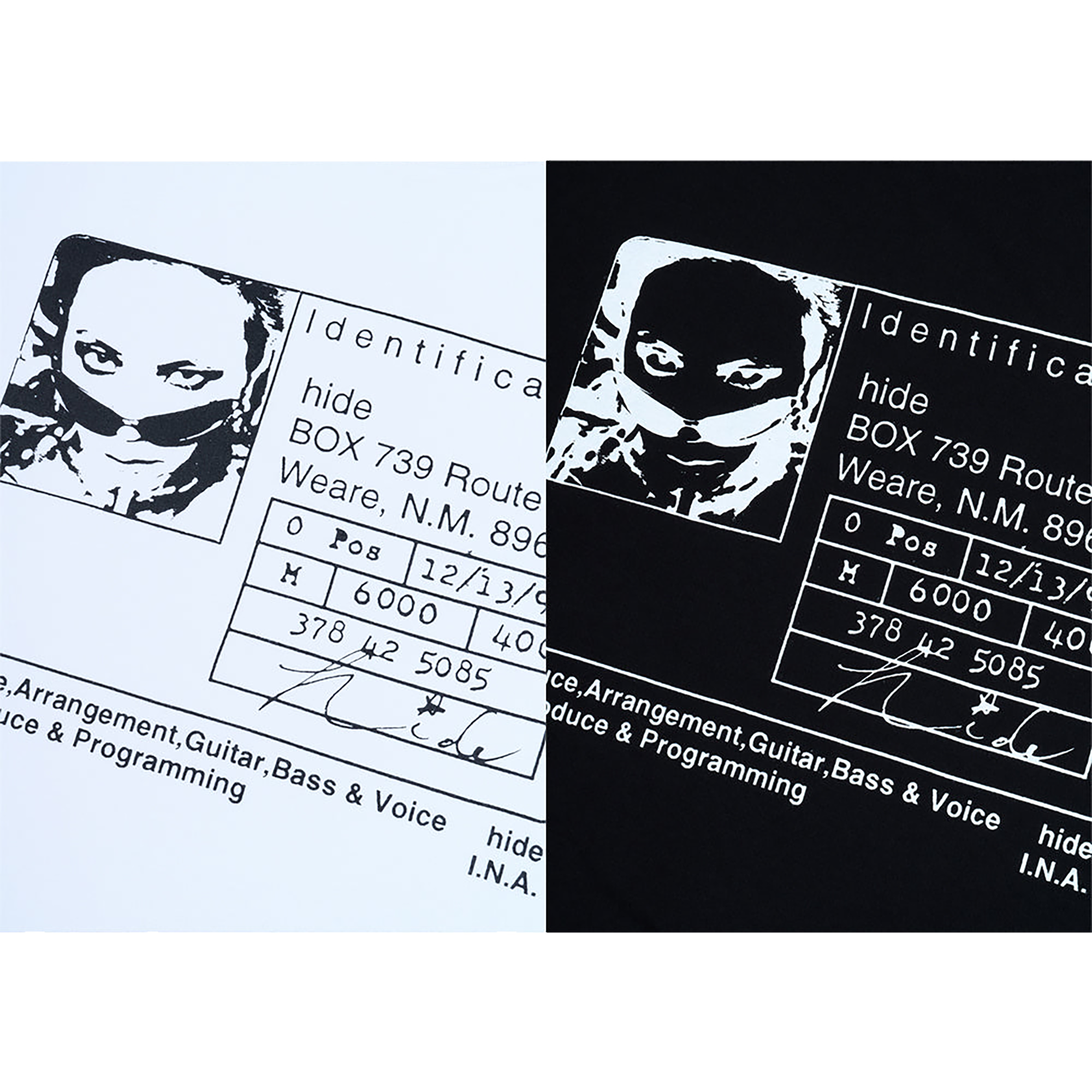 VINYL by Amplifier “hide” TEE "PSYENCE"《Planned to be shipped in late October 2025 / Order period is until August 10》
