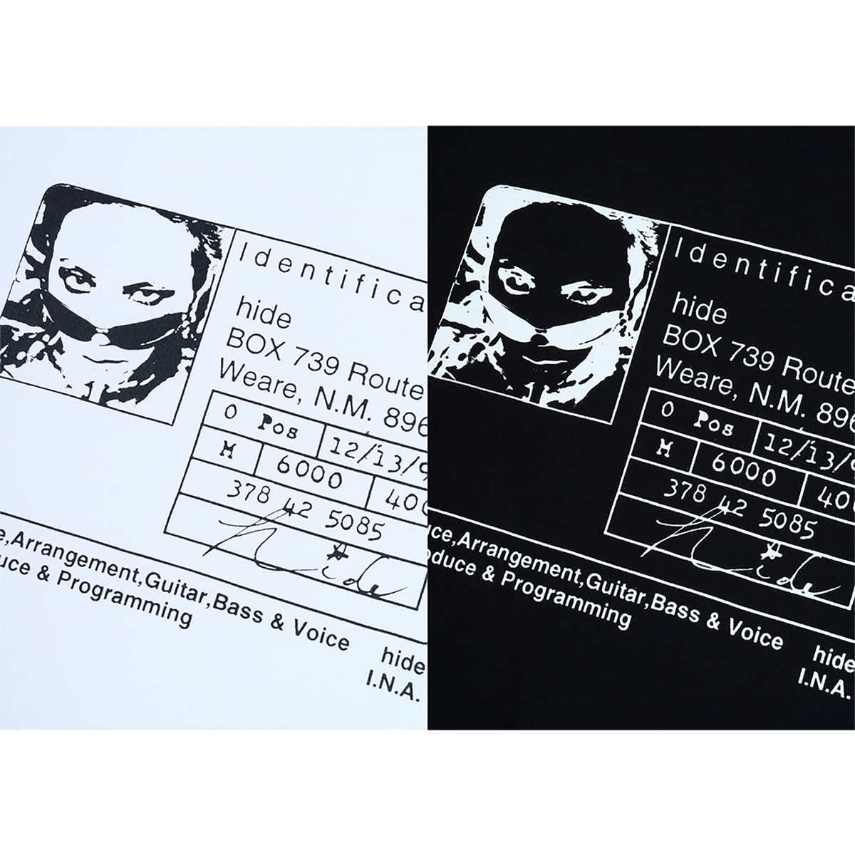 VINYL by Amplifier “hide” TEE "PSYENCE"《Planned to be shipped in late October 2025 / Order period is until August 10》