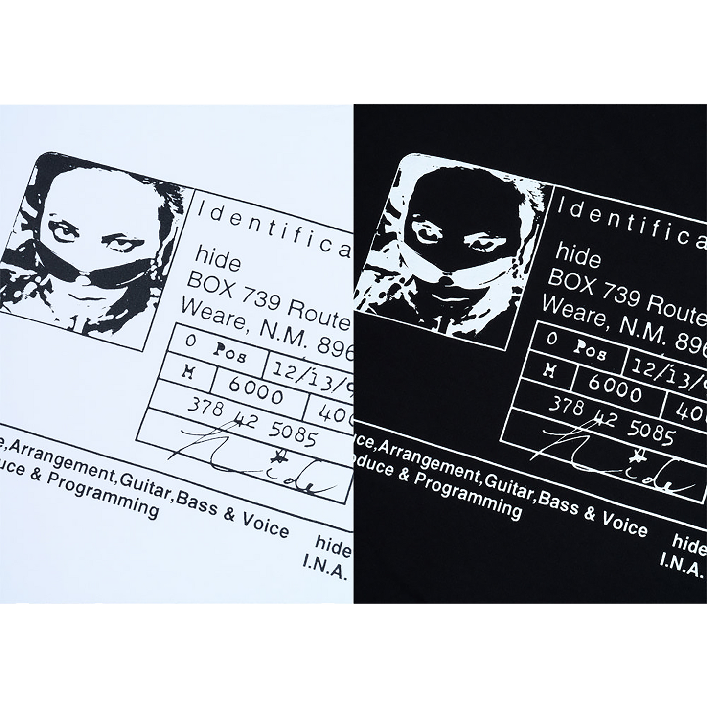 VINYL by Amplifier “hide” TEE "PSYENCE"《Planned to be shipped in late October 2025 / Order period is until August 10》