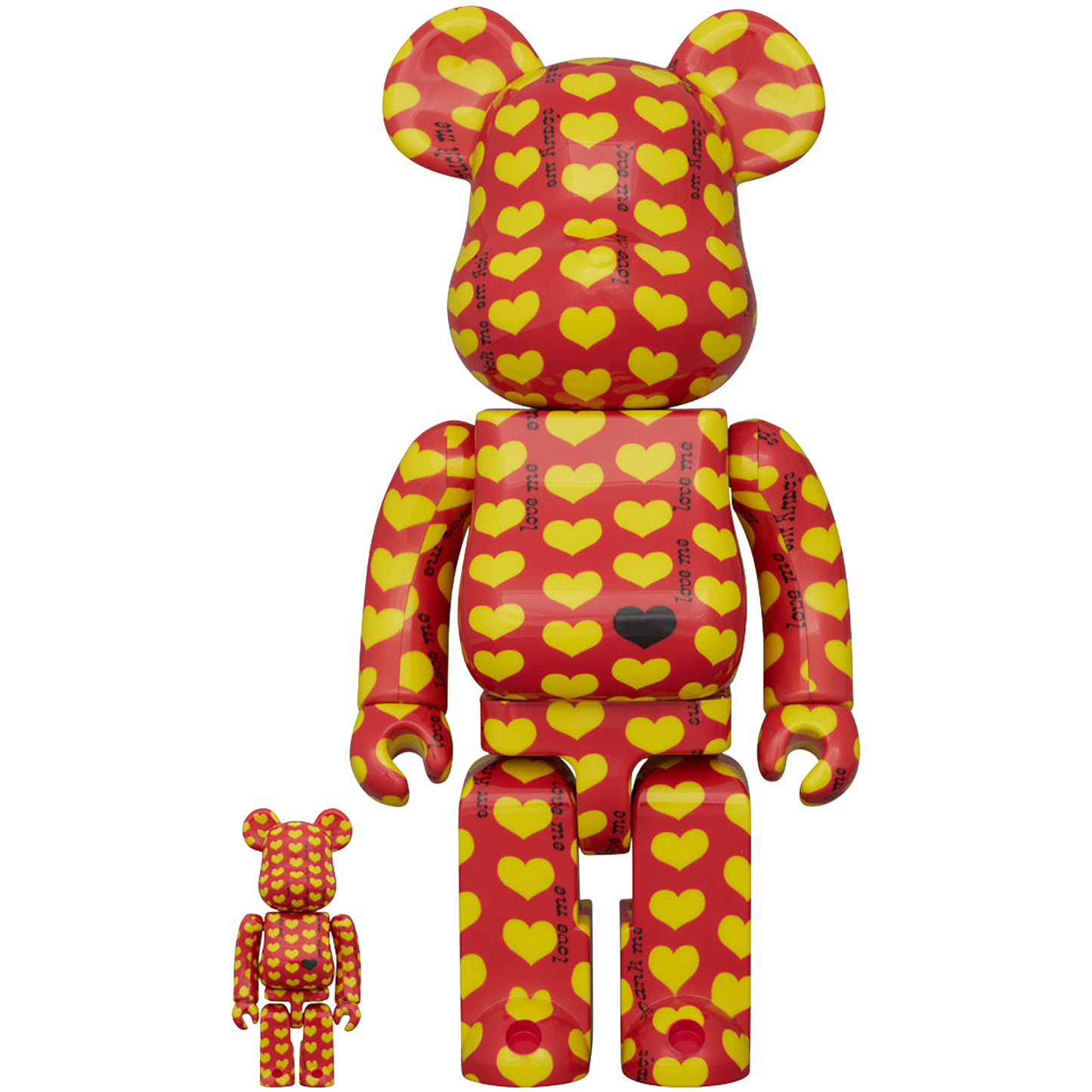 BE@RBRICK Yellow Heart Reverse Ver. 100％ & 400％《Planned to be shipped in late February 2026 / Order period is until September 10》