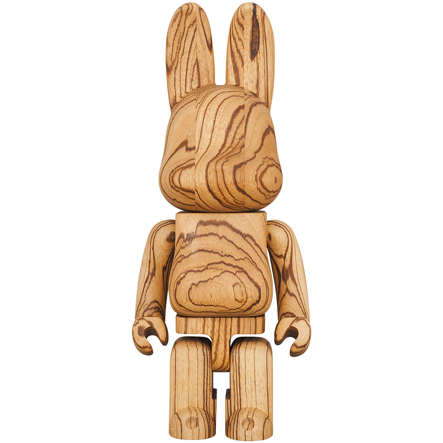 カリモク　堅木製　ウッド　カート引き取り限定茨城県古河市まで R@BBRICK カリモク ゼブラウッド 400％ | MEDICOM TOY OFFICIAL STORE