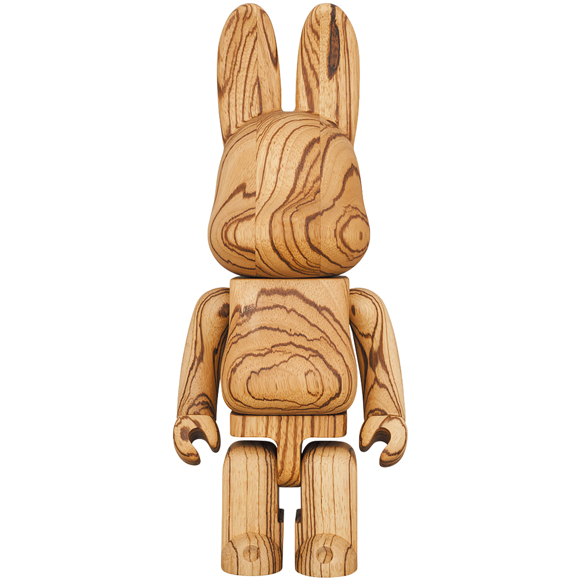 カリモク　堅木製　ウッド　カート引き取り限定茨城県古河市まで R@BBRICK カリモク ゼブラウッド 400％ | MEDICOM TOY OFFICIAL STORE