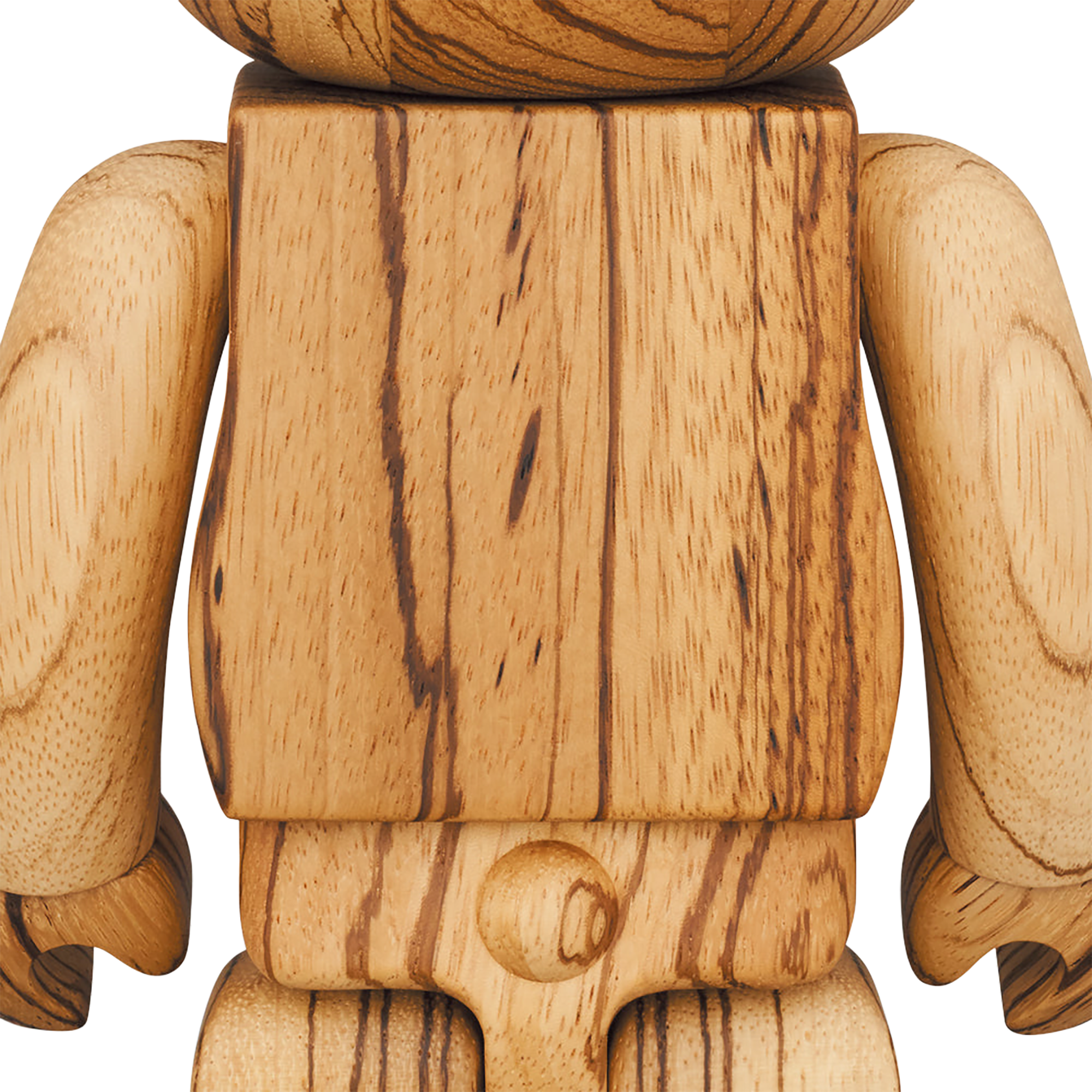 R@BBRICK Karimoku Zebrawood 400%