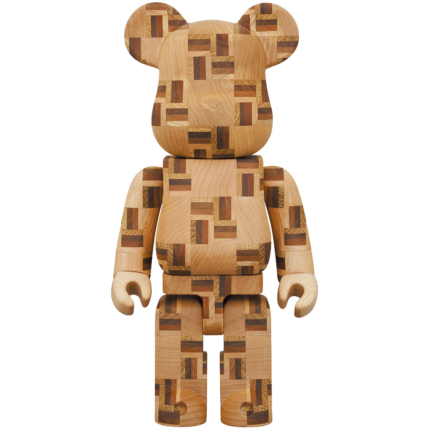 BE@RBRICK Karimoku 镶木地板国际象棋 400%