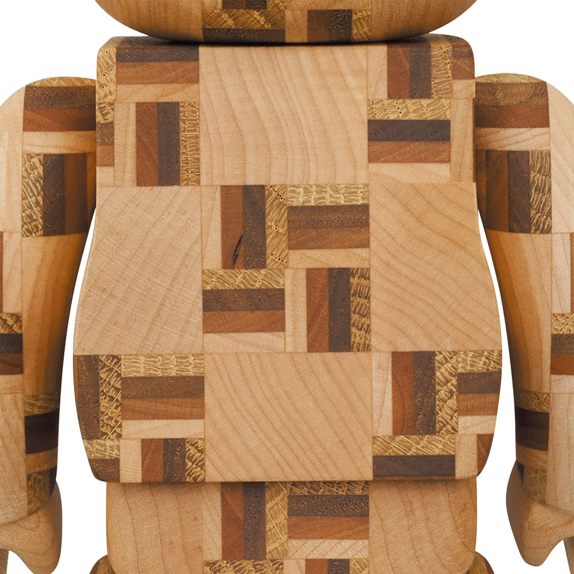BE@RBRICK Karimoku 镶木地板国际象棋 400%