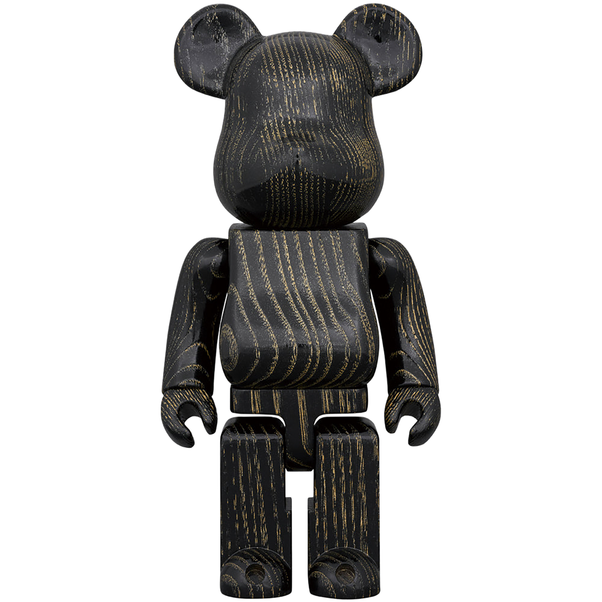 BE@RBRICK Karimoku Uzukuri finish Black Gold 400%