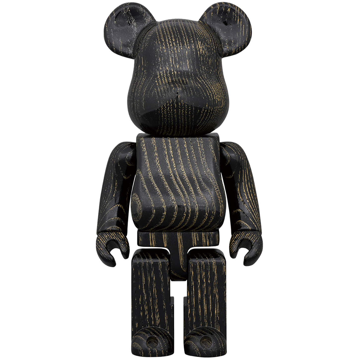 BE@RBRICK Karimoku Uzukuri finish Black Gold 400%