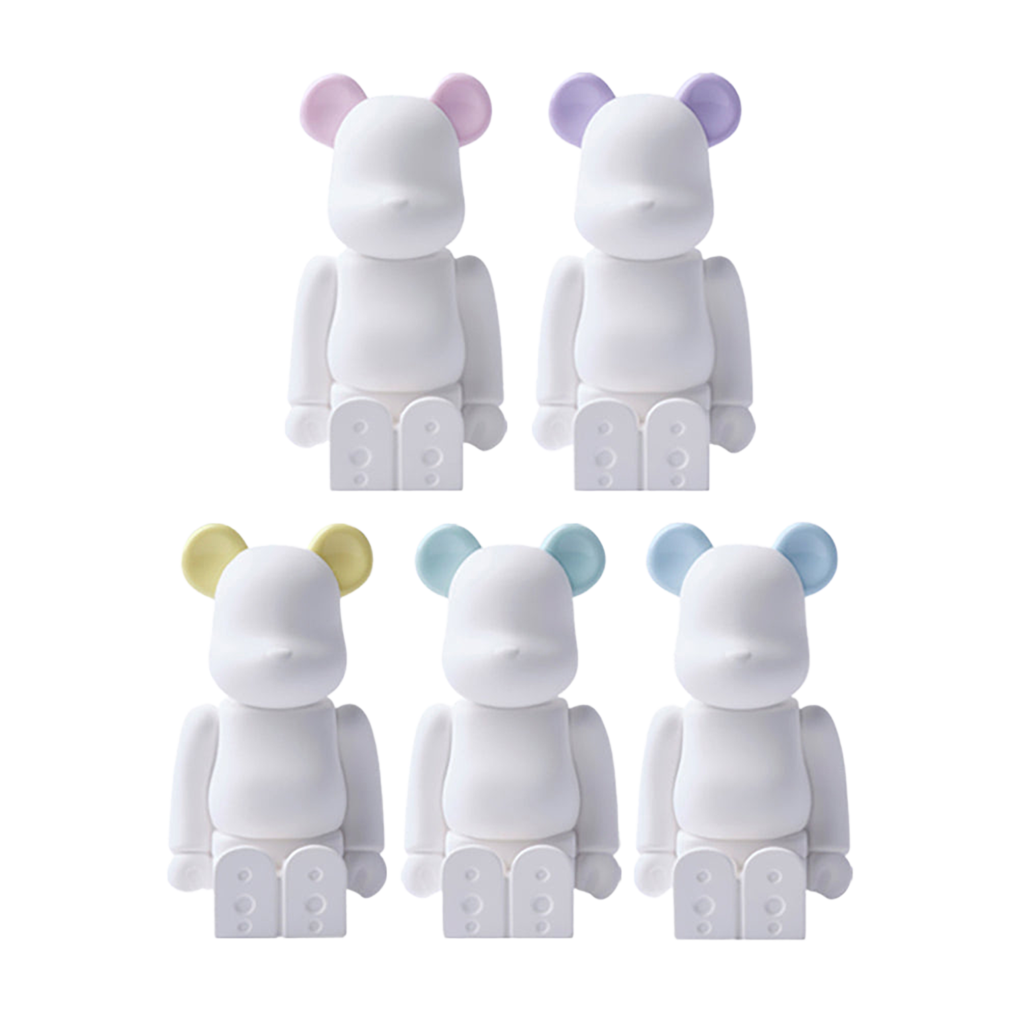 BE@RBRICK AROMA ORNAMENT No.0 COLOR SWEET SUGAR PINK／SUGAR PURPLE／SUGAR YELLOW／SUGAR MINT／SUGAR BLUE
