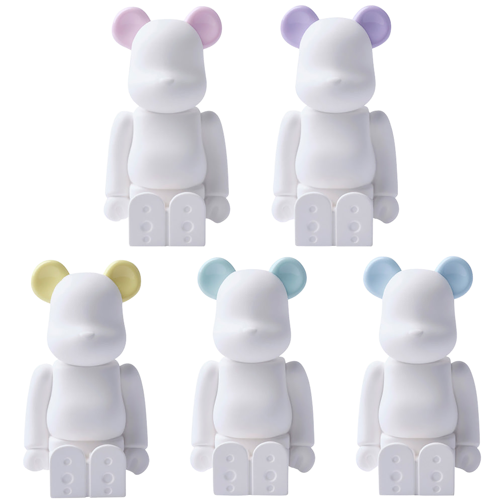 BE@RBRICK 香气饰品 No.0 颜色 甜糖粉红／糖紫／糖黄／糖薄荷／糖蓝