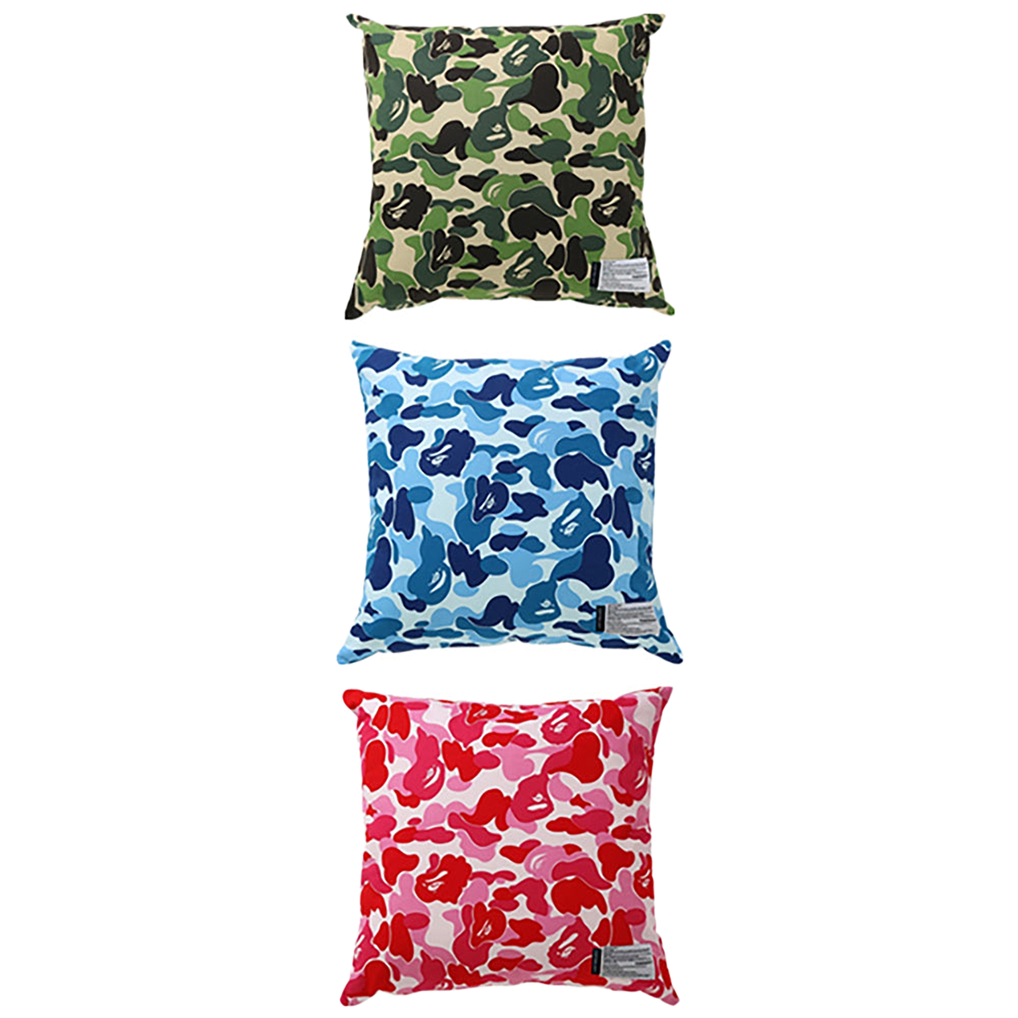 BAPE × FABRICK ABC CAMO SQUARE CUSHION