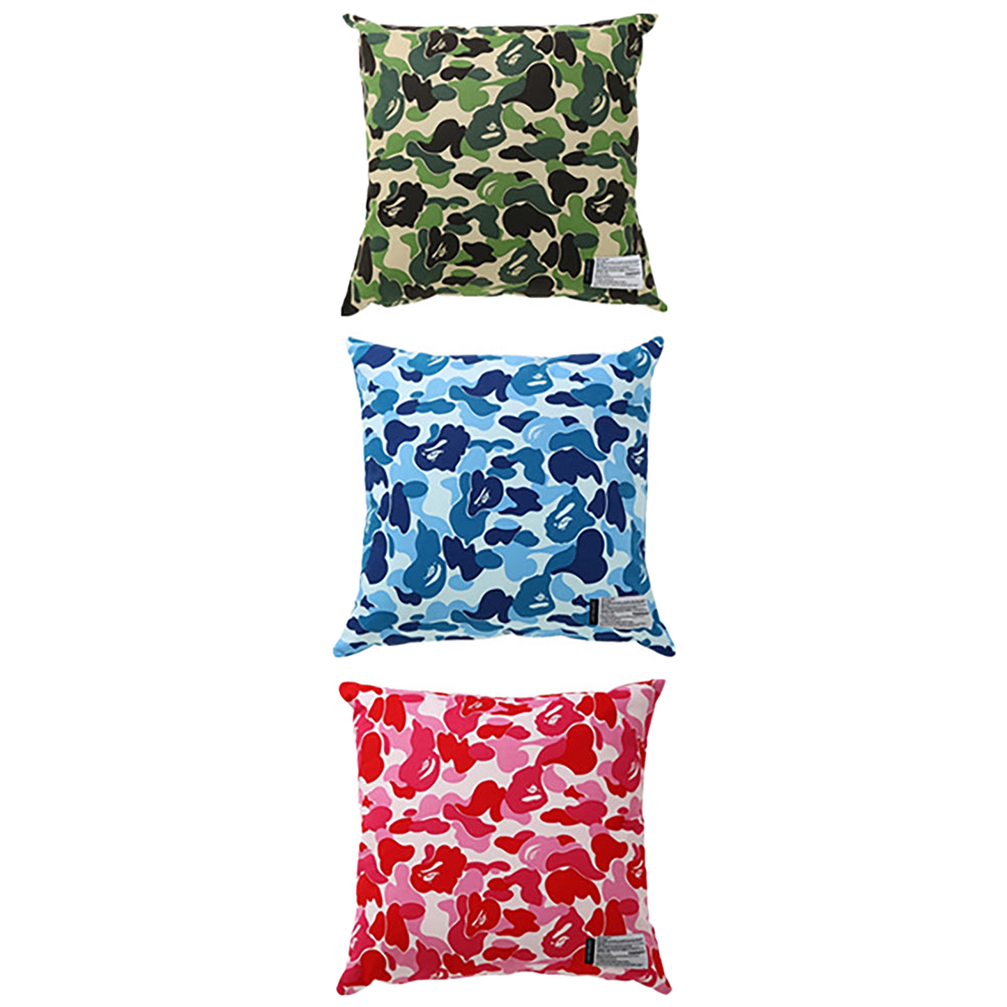 BAPE × FABRICK ABC CAMO SQUARE CUSHION