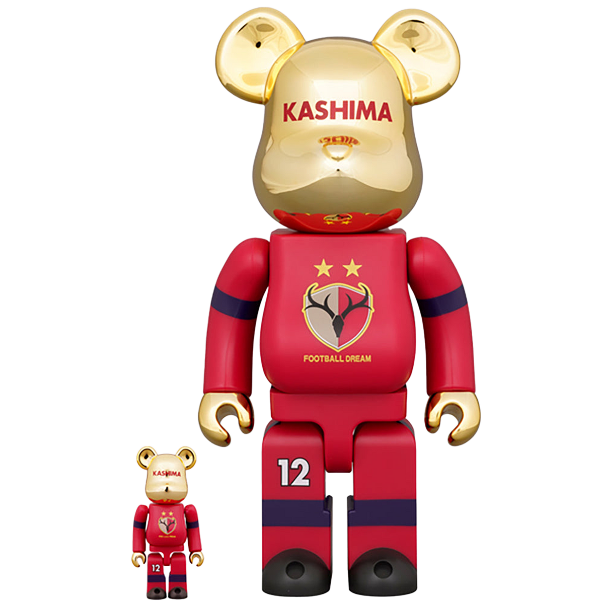 BE@RBRICK KASHIMA ANTLERS 30th ANNIVERSARY 100% & 400%
