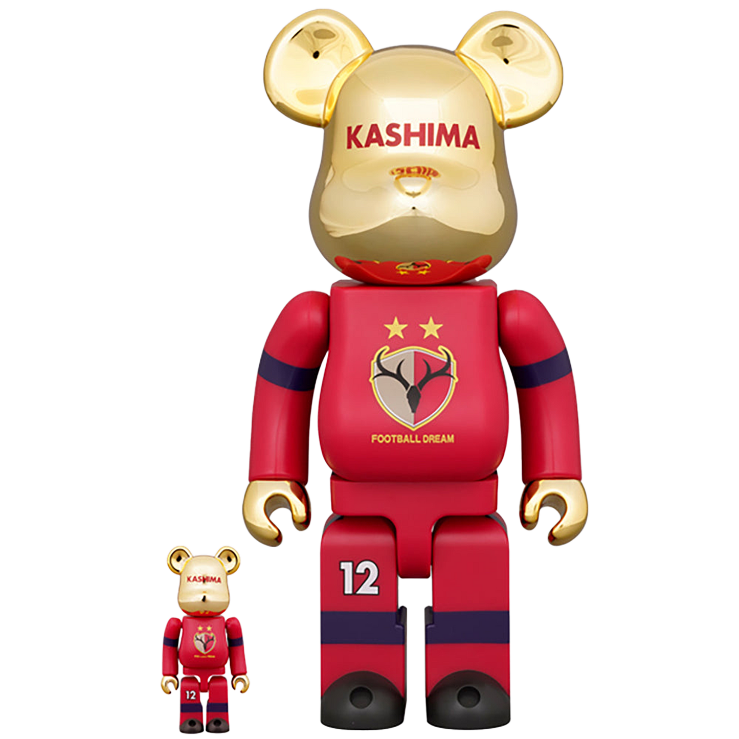 BE@RBRICK KASHIMA ANTLERS 30th ANNIVERSARY 100% & 400%