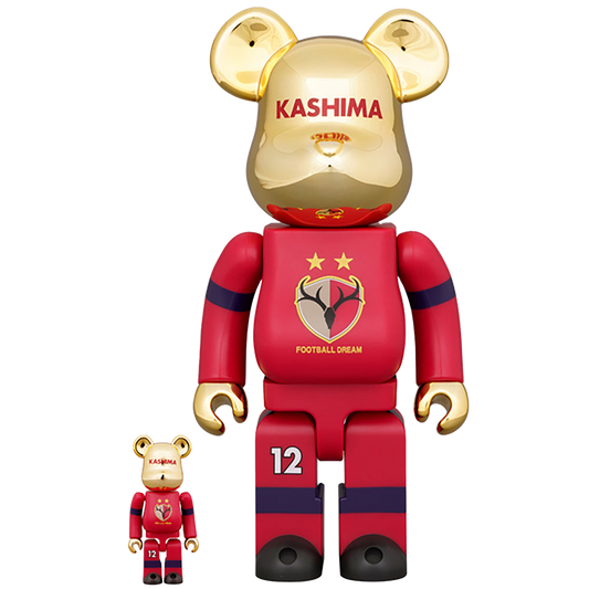 BE@RBRICK KASHIMA ANTLERS 30th ANNIVERSARY 100% & 400%