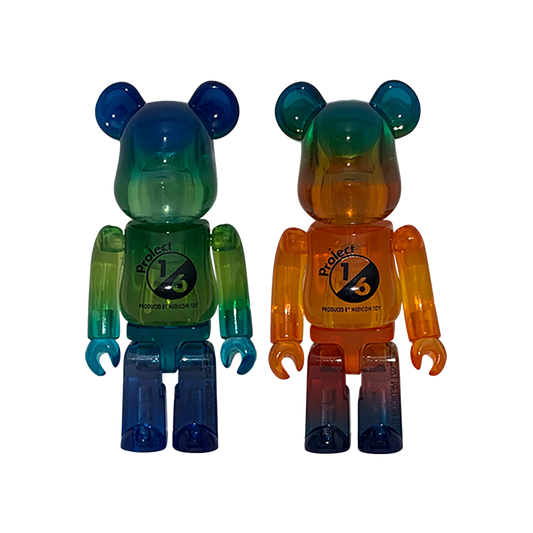 BE@RBRICK GRADATION CLEAR（Green ver.）/BE@RBRICK GRADATION CLEAR（Orange ver.）